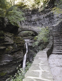 Watkins Glen waterfall