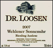 Dr_Loosen_2007_Wehlener_Sonnenuhr_Auslese_Riesling
