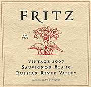 Fritz 2007 Sauvignon Blanc Russian River Valley