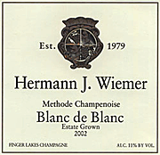 Hermann J Wiemer 2002 Blanc de Blanc