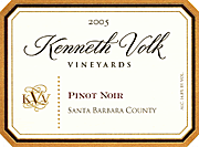 Kenneth Volk Vineyards 2005 Pinot Noir Santa Barbara County