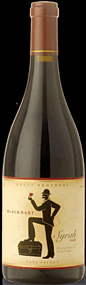 Krupp-Brothers-2006-Syrah-Black-Bart-Stagecoach