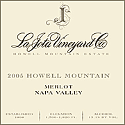 La_Jota_2005_Howell_Mountain_Merlot