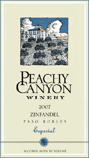 Peachy-Canyon-2007-Especial-Zinfandel