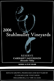 Stuhlmuller_2006_Reserve_Cabernet