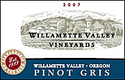 Willamette Valley Vineyards 2007 Pinot Gris 