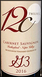 12C 2016 Beckstoffer Vineyard Georges III G3 Cabernet Sauvignon