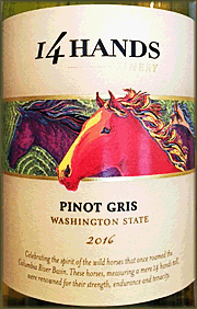 14 Hands 2016 Pinot Gris