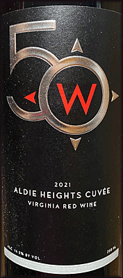 50 West Vineyards 2021 Aldie Heights Cuvee