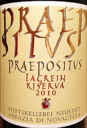 Abbazia di Novacella 2010 Praepositus Lagrein Riserva