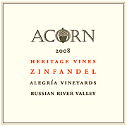 Acorn 2008 Zinfandel