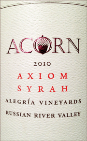 Acorn 2010 Axiom Syrah