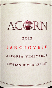 Acorn 2012 Sangiovese