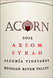 Acorn 2012 Syrah