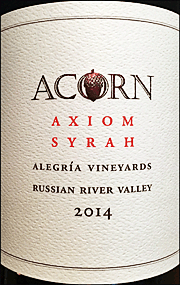 Acorn 2014 Axiom Syrah