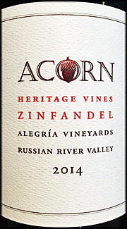 Acorn 2014 Heritage Vines Zinfandel