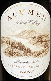 Acumen 2019 Mountainside Cabernet Sauvignon