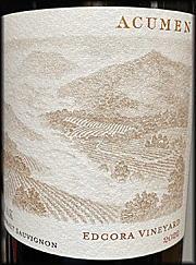 Acumen 2022 PEAK Edcora Vineyard Cabernet Sauvignon