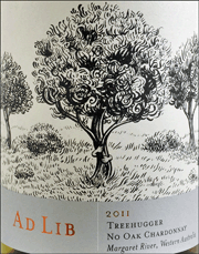 Ad Lib 2011 Treehugger No Oak Chardonnay