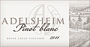 Adelsheim 2011 Pinot Blanc