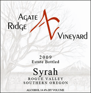 Agate Ridge 2009 Syrah