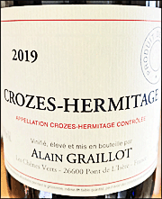 Alain Graillot 2019 Crozes Hermitage