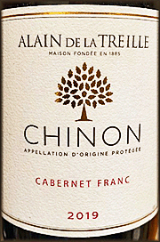 Alain de la Treille 2019 Chinon