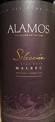 Alamos 2013 Seleccion Malbec