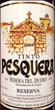 2009 Pesquera Reserva