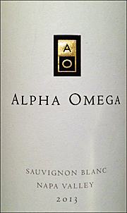 Alpha Omega 2013 Sauvignon Blanc