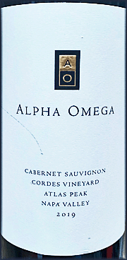 Alpha Omega 2019 Cordes Cabernet Sauvignon