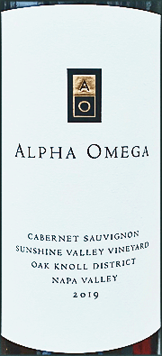 Alpha Omega 2019 Sunshine Valley Cabernet Sauvignon