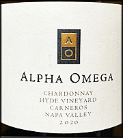 Alpha Omega 2020 Hyde Chardonnay