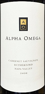 Alpha Omega 2020 Rutherford Cabernet Sauvignon
