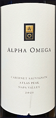 Alpha Omega 2021 Atlas Peak Cabernet Sauvignon