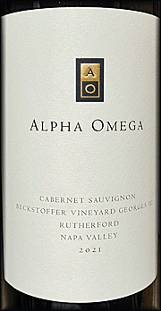 Alpha Omega 2021 Beckstoffer Georges III Vineyard Cabernet Sauvignon