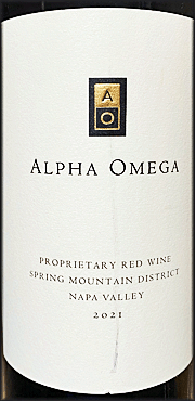 Alpha Omega 2021 Proprietary Red Spring Mountain