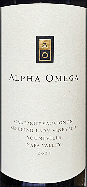Alpha Omega 2021 Sleeping Lady Vineyard Cabernet Sauvignon