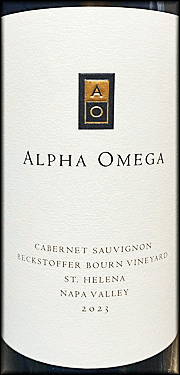 Alpha Omega 2023 Beckstoffer Bourn Cabernet Sauvignon