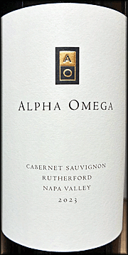Alpha Omega 2023 Rutherford Cabernet Sauvignon
