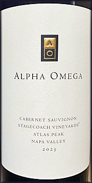 Alpha Omega 2023 Stagecoach Vineyard Cabernet Sauvignon