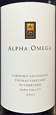 Alpha Omega 2023 Thomas Vineyard Cabernet Sauvignon