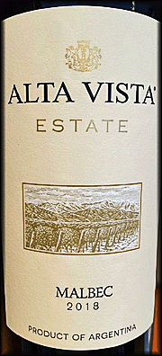 Alta Vista 2018 Estate Malbec