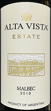 Alta Vista 2019 Estate Malbec