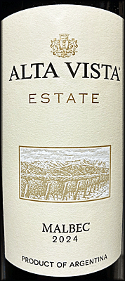 Alta Vista 2024 Estate Malbec