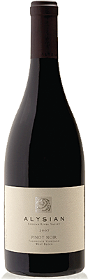 Alysian 2007 Floodgate Vineyard West Block Pinot Noir