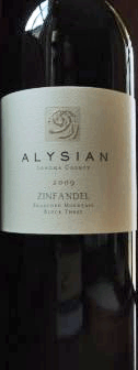 Alysian 2009 Block Three Bradford Mountain Zinfandel