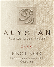 Alysian 2009 Floodgate Origins Pinot Noir