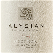 Alysian 2009 Hallberg Vineyards Crossroads Pinot Noir