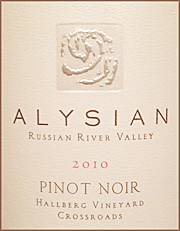 Alysian 2010 Hallberg Vineyards Crossroads Pinot Noir